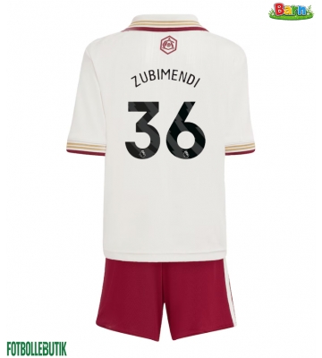 Arsenal Martin Zubimendi #36 Tredjeställ Barn 2025-26 Kortärmad (+ Korta byxor)